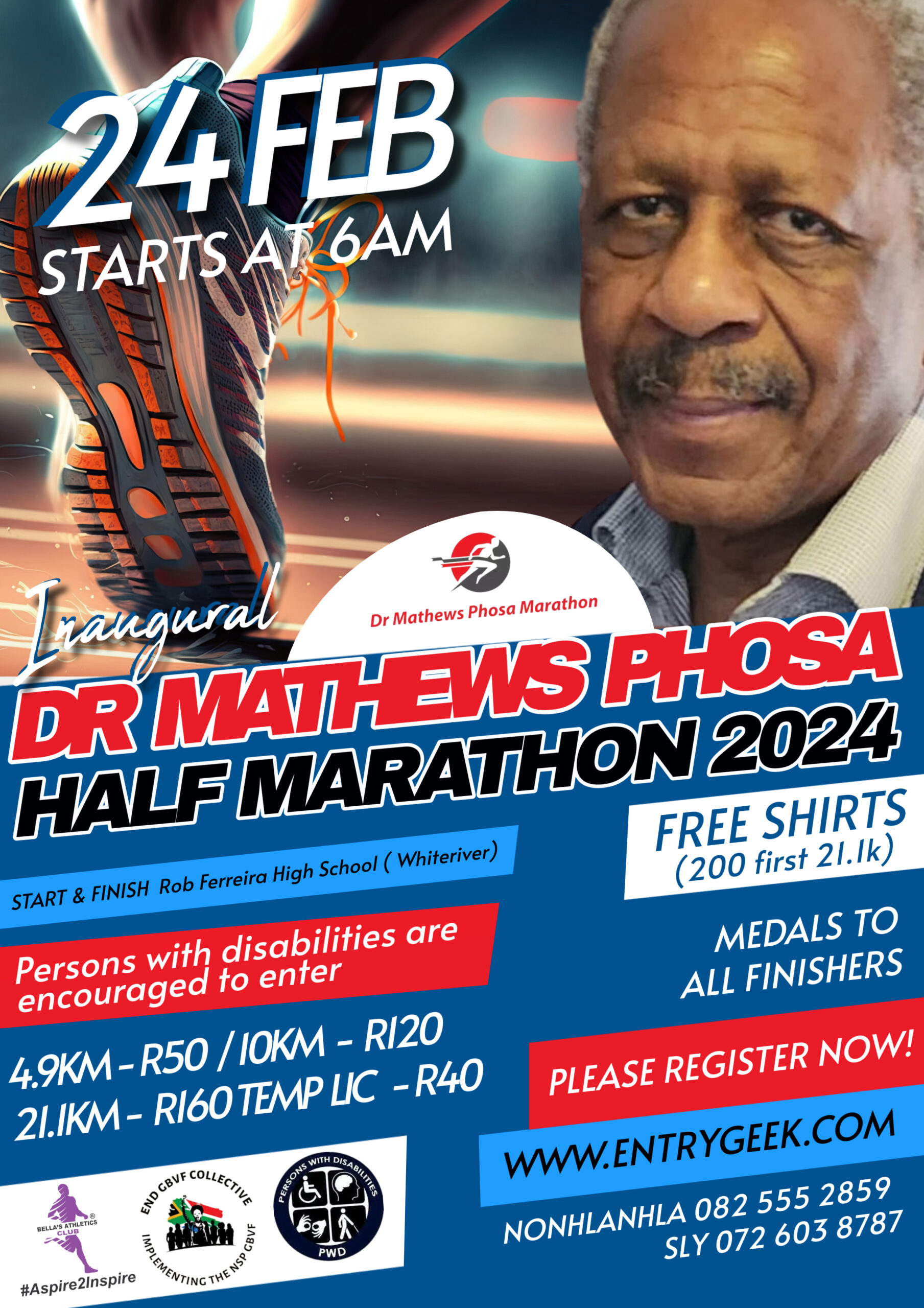 Dr. Mathews Phosa Half Marathon 2024 EntryGeek